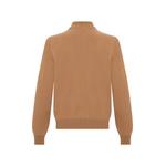 quilted-panel zip-up cardigan 2