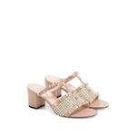 Босоножки Rockstud с вышивкой 2