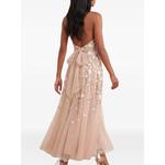 Trailing Roses halter-neck gown 2