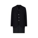 layered pearl-button coat 1