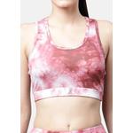 Женский красный спортивный бюстгальтер Tie N Dye для бега/тренировок 5