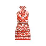 Поплиновое платье с принтом Majolica 1