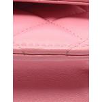 2021-2026 CC Quilted Lambskin Wallet On Chain crossbody bag 2
