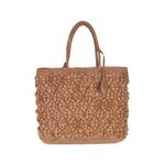 floral-appliqué tote bag 1