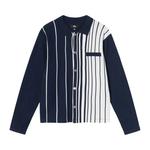 Рубашки на пуговицах Stussy Striped Knit Shirt 'Navy' 1