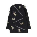 Верхняя одежда Yohji Yamamoto Angel Pattern Double Front Jacket 'Black' 2