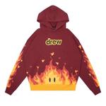 Худи Drew House Secret Fire Oversized Hoodie 'Burgundy' 1
