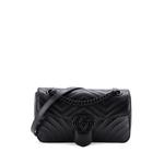 Маленькая сумка на плечо GG Marmont Monochrome Flap Bag Matelasse Leather 1