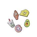 Набор Lights Up Food Friends Jibbitz™ из пяти аксессуаров для обуви 1