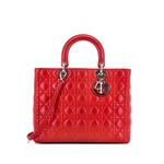 Большая сумка-тоут Lady Dior Bag Cannage Quilt Lambskin 1