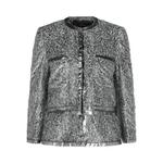 Верхняя одежда Givenchy Animal Print Single Breasted Jacket 'Серебристый' 1