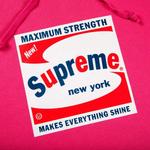 Худи Supreme Shine Hooded Sweatshirt 'Magenta' 2