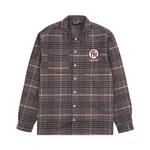 Фланелевые рубашки Pleasures Surfing Flannel Overshirt 'Pink' 1