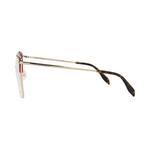 Очки Alexander McQueen Square-Frame Metal Optical Frames 'Gold Transparent' 3