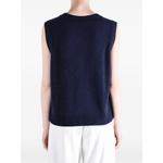 button-fastening knitted gilet 4