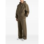 Широкие джоггеры JS003 in olive signature 2