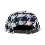 Кепки Supreme Metallic Bouclé Camp Cap 'Navy' 2