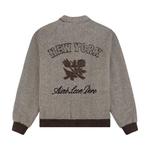 Университетские куртки Aimé Leon Dore x New York Mets Wool Varsity Jacket 'Коричневый' 2