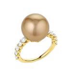 South Sea pearl and diamond ring 1