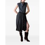 pleated skirt with jewel embroidery 2