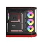 HYTE Y50 RGB ATX корпус - Черно-красный 4