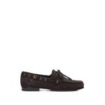 VLogo Signature suede boat shoes 1
