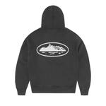 Молнии Corteiz Island Puff Print Zip Hoodie 'Black' 2