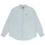 Рубашка на пуговицах Supreme Small Box Shirt 'Деним' 1