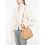 Сумка-ведро Raffia Straw Jute Gold CC Balls Drawstring Bucket (1992 год) 2