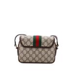 Мини-сумка через плечо Ophidia Flap Shoulder Bag GG Coated Canvas 2