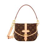 Сумка через плечо Louis Vuitton Saumur Bb 'Коричневый холст с монограммой' 1