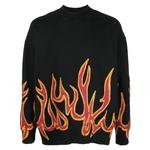 Толстовка Graffiti Flames с эффектом потертости 1