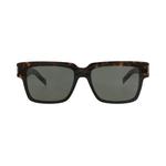 Солнцезащитные очки Saint Laurent Square-Frame Recycled Acetate Sunglasses 'Гавана/Серый' 1