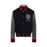 Бомберы Off-White Gothinc Wool Regular Varsity Бомбер 'Black/Red/Grey' 1