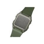 LF-30W-3A Унисекс цифровые часы с зеленым ремешком из смолы 3