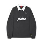 Поло Air Jordan Brooklyn Long-Sleeve Polo 'Anthracite/Sail' 3