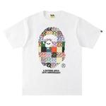 Футболки BAPE 28th Anniversary Ape Head T-Shirt 'White' 1