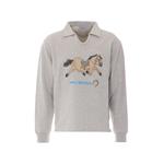 Family Business graphic-print organic cotton polo shirt 1