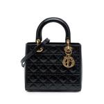 Сумка-сэтчел Patent Cannage Lady Dior среднего размера (2013 год) 1
