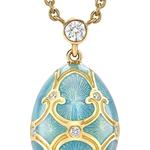 Колье Heritage Petite Egg из желтого золота с бриллиантами 2