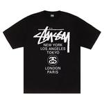 Футболки Stussy World Tour Tee 'Black' 1