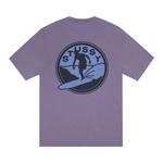 Топы Stussy Surf Club Tee Pigment Dyed 'Grape' 2