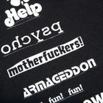 Футболки Supreme No More Shit Tee 'Black' 3
