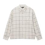 Рубашки на пуговицах Stussy Shadow Plaid Rayon Shirt 'Natural' 1