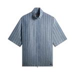 Рубашки на пуговицах Kith Spun Silk Linen Stripe Colton Zip Front Shirt 'Guide' 1