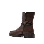 braided-strap leather boots 3