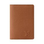 Кошельки Louis Vuitton Pocket Organizer 'Tan Waxy Calfskin Leather' 1