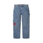 Штаны Supreme x Spitfire Double Knee Painter Pant, джинсовые 1