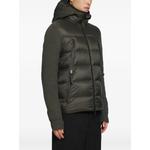 padded panelled hooded jacket 2