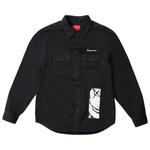 Овершерты Supreme x The Crow Work Shirt 'Black' 1